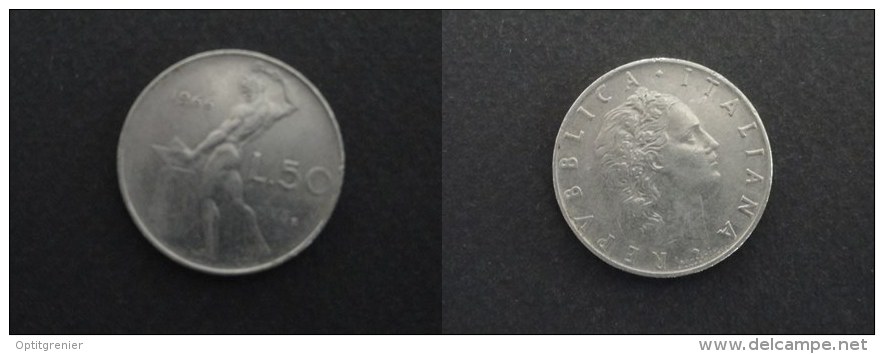 1966 R - 50 LIRE - ITALIE - ITALIA - ITALY - 50 Lire