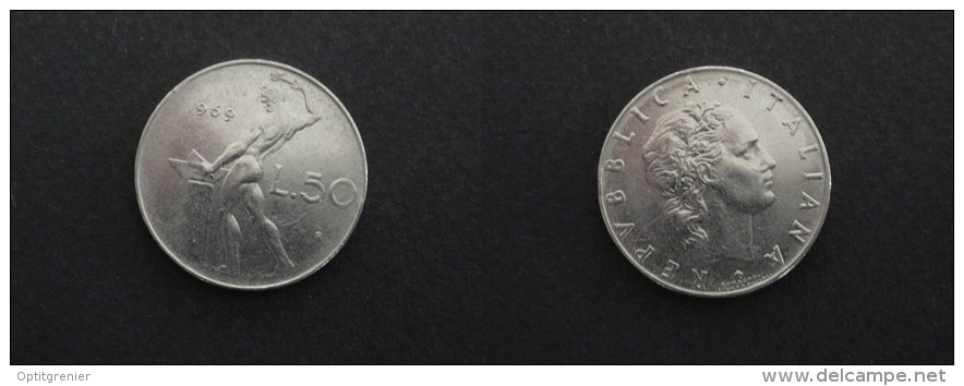 1969 R - 50 LIRE - ITALIE - ITALIA - ITALY - 50 Lire