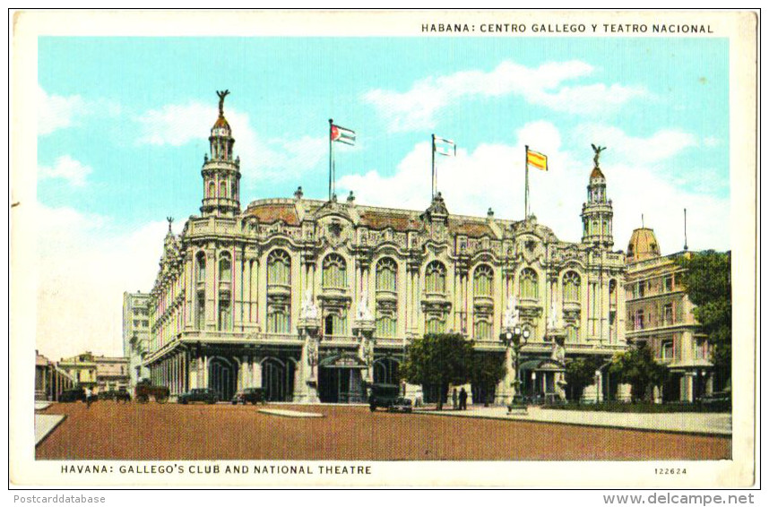 Habana - Centro Gallego Y Teatro Nacional - Cuba