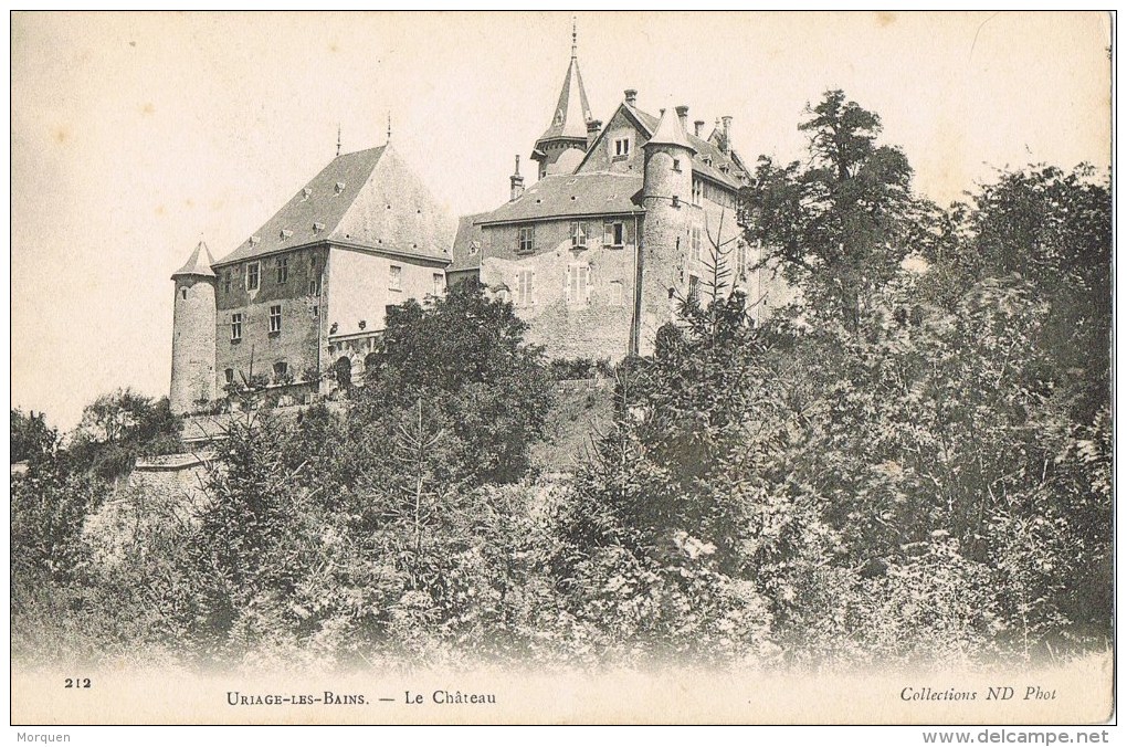 12019. Postal URIAGE Les BAIS (Isere). Le Chateau - Uriage