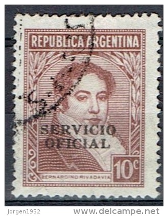 ARGENTINA #STAMPS FROM YEAR 1938  STANLEY GIBBONS O667 - Servizio