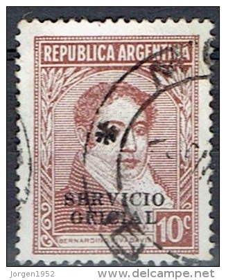 ARGENTINA #STAMPS FROM YEAR 1938  STANLEY GIBBONS O667 - Officials