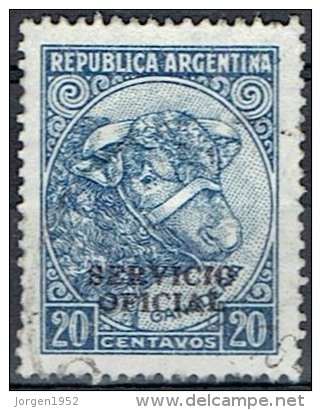 ARGENTINA #STAMPS FROM YEAR 1938  STANLEY GIBBONS O683 - Oficiales