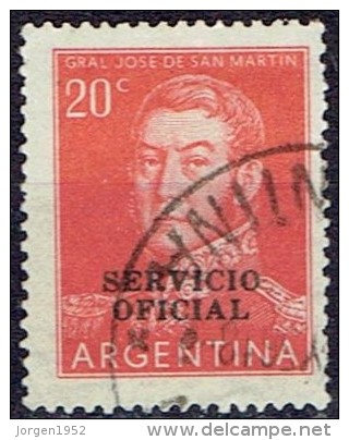 ARGENTINA #STAMPS FROM YEAR 1938  STANLEY GIBBONS O872 - Officials