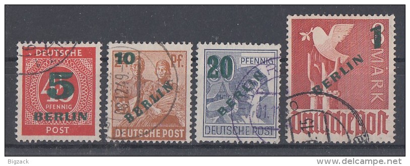 Berlin Minr.64-67 Gestempelt - Used Stamps