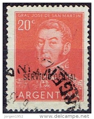 ARGENTINA #STAMPS FROM YEAR 1938  STANLEY GIBBONS O872 - Oficiales