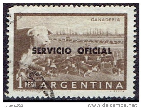 ARGENTINA #STAMPS FROM YEAR 1955  STANLEY GIBBONS O880 - Dienstmarken