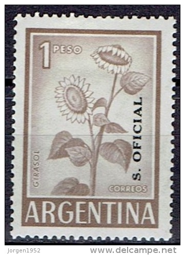 ARGENTINA #STAMPS FROM YEAR 1955  STANLEY GIBBONS O1034 - Oficiales