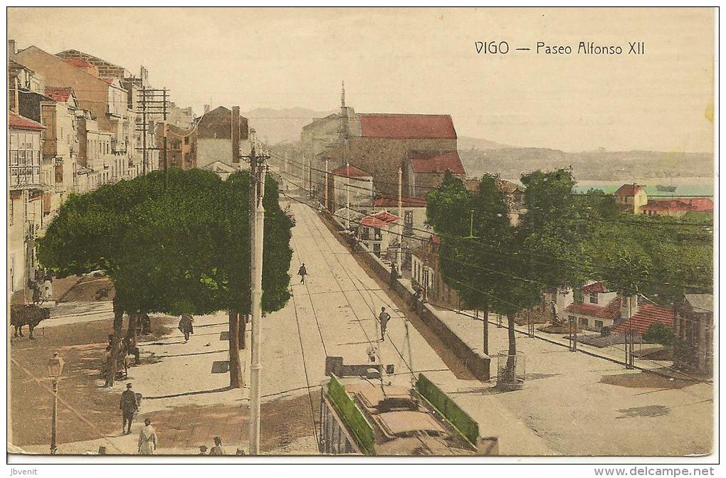 VIGO  - Paseo Alfonso XII - Tramway - Peñón De Vélez De La Gomera