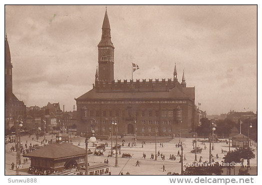 Kobenhavn, Copenhagen - Eneberettiget (stamps, Timbres, Reverend, 1921) - Danemark