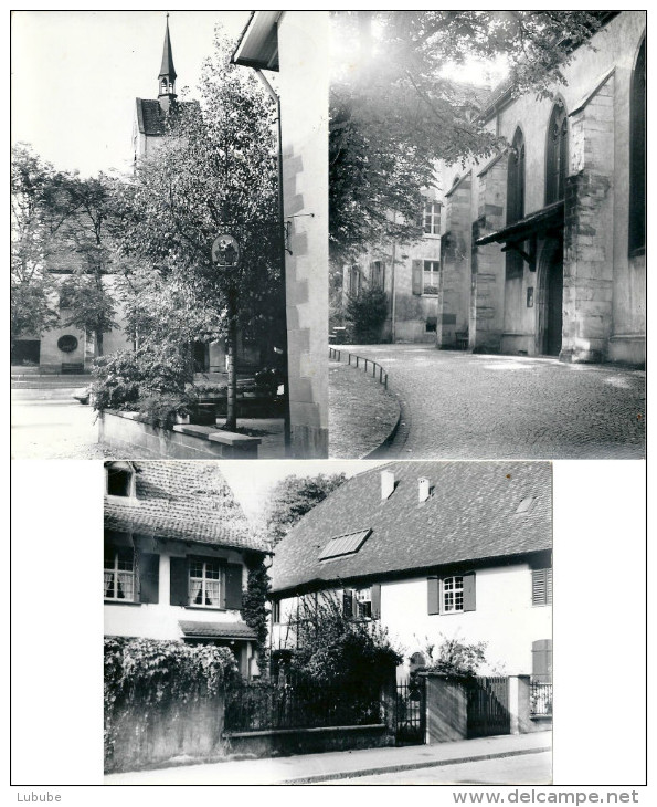 Riehen - Um Die Kirche  (3 Karten)            Ca. 1960 - Riehen