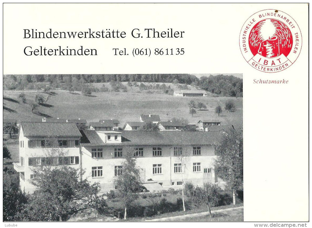Gelterkinden - Blindenwerkstätte Theiler           Ca. 1960 - Gelterkinden