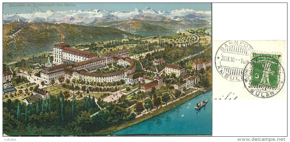 Souvenir De Schinznach-les-Bains               1910 - Schinznach 