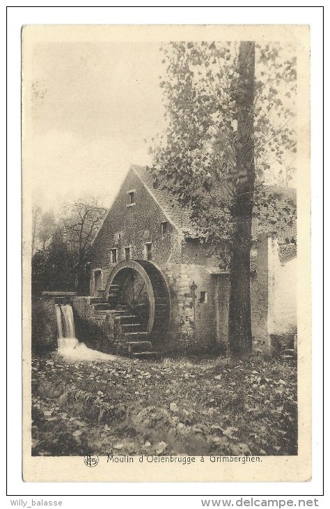 CPA - GRIMBERGHEN - GRIMBERGEN - Moulin D' Oeienbrugge - Molen   // - Grimbergen