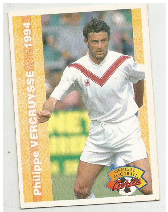 Carte Panini 1994 Bordeaux  N° 124 Philippe Vercruysse - Trading Cards