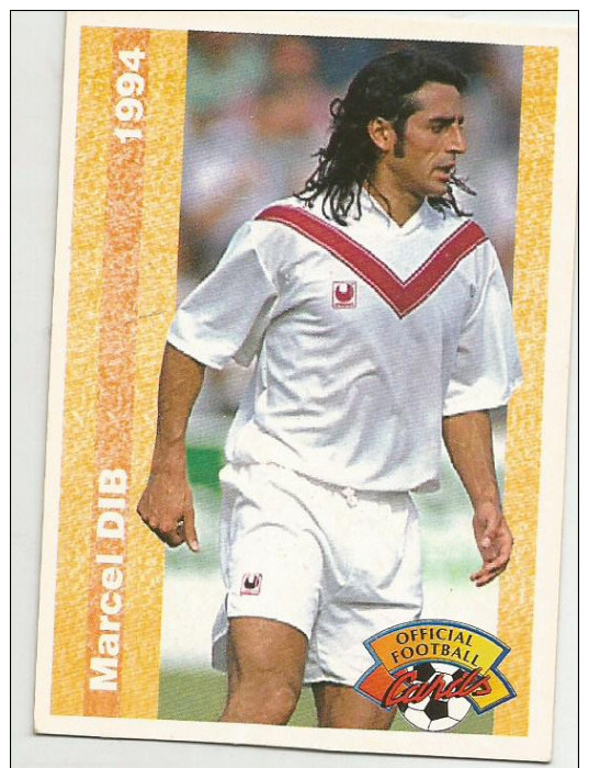 Carte Panini 1994 Bordeaux  N° 123 Marcel Dib - Tarjetas