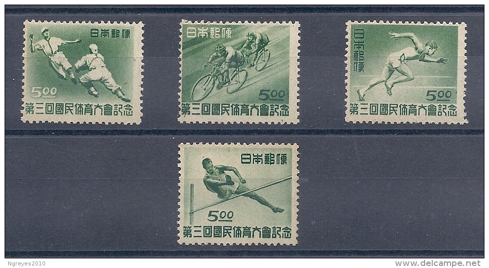 140019829  JAPON  YVERT   Nº   388/91  **/MNH - Ongebruikt