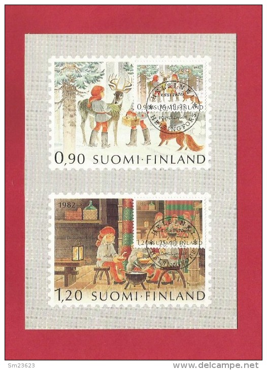 Finnland / Suomi / 1982  Mi.Nr. 916 / 17 , Weihnachten - Issue Date 25.10.1982 - Maximum Cards & Covers