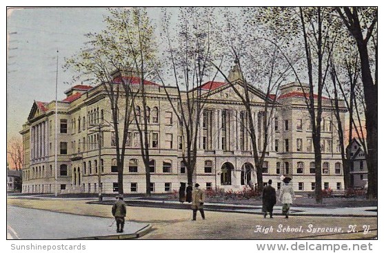 High School Syracuse New York 1911 - Syracuse