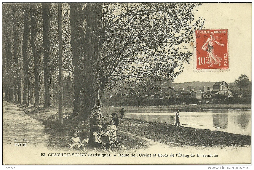 CHAVILLE VELIZY - Route De L´Ursine Et Bords De L'étang De Brisemiche                                  -- FF 53 - Chaville