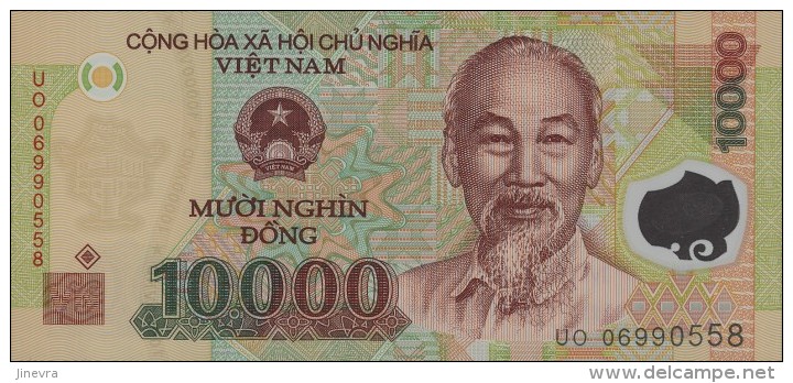 VIET NAM 10000 DONG 2006 PICK 119 POLYMER UNC - Vietnam