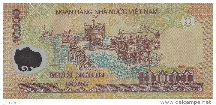 VIET NAM 10000 DONG 2006 PICK 119 POLYMER UNC - Vietnam