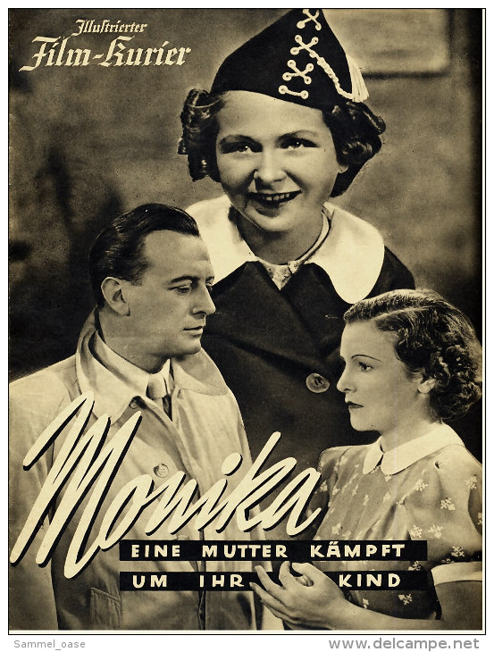 "Illustrierter Film-Kurier"  "Monika" Mit Maria Andergast , Iwan Pedrovich -  Filmprogramm Nr. 2733 Von Ca. 1938 - Magazines
