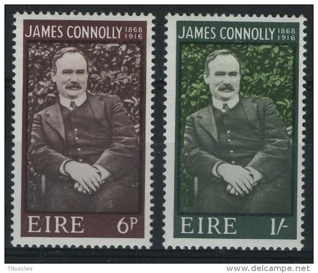 IRLANDE  207/208*  Centenaire De La Naissance De James Connelly - Unused Stamps