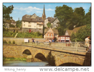 Bad Berleburg - Brücke Mit Teilansicht - Bad Berleburg