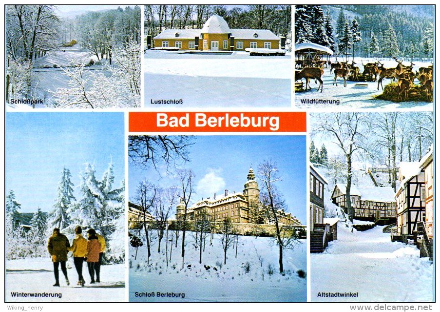 Bad Berleburg - Mehrbildkarte 10  Im Winter - Bad Berleburg