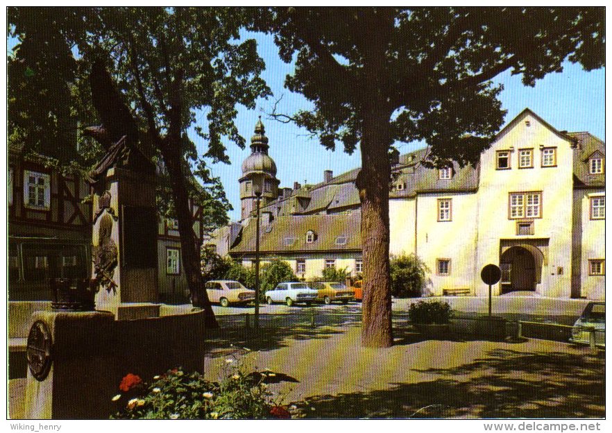 Bad Berleburg - Partie Am Goetheplatz Mit Schloß Berleburg - Bad Berleburg