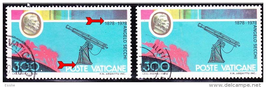 Vatican City - 1979 - Father Angelo Secchi - Variety - Errors & Oddities