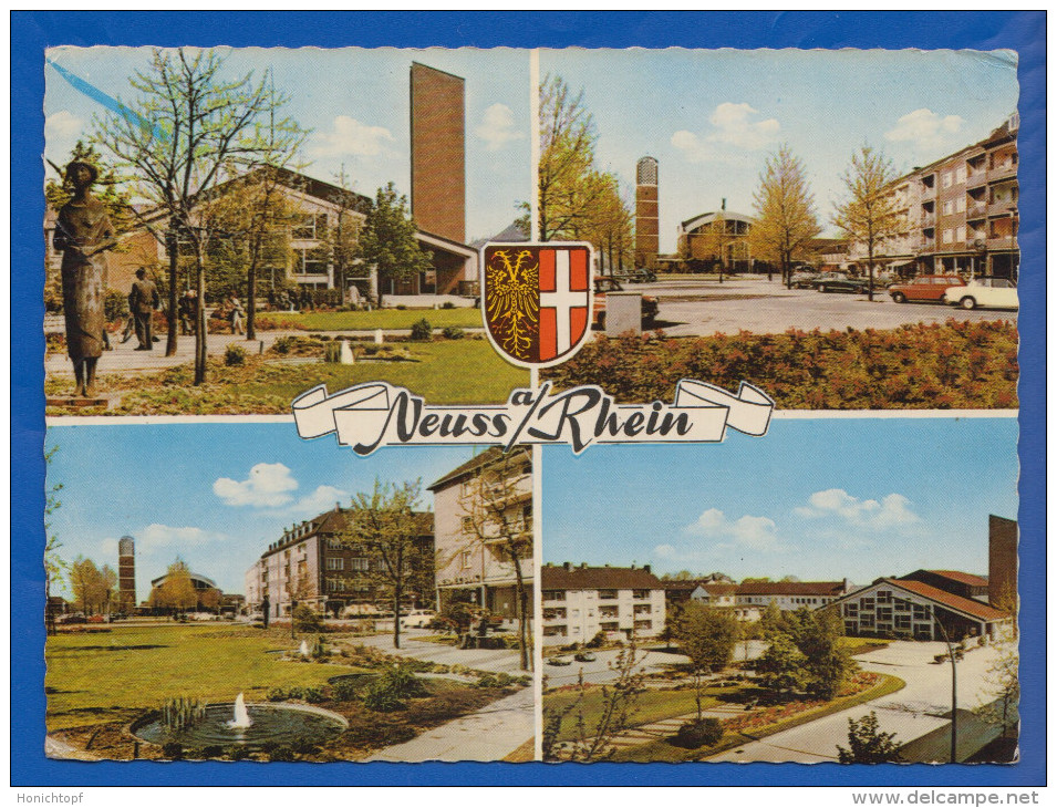 Deutschland; Neuss Am Rhein; Multivue Mit Krist König Kirche Und Reformationskirche - Neuss