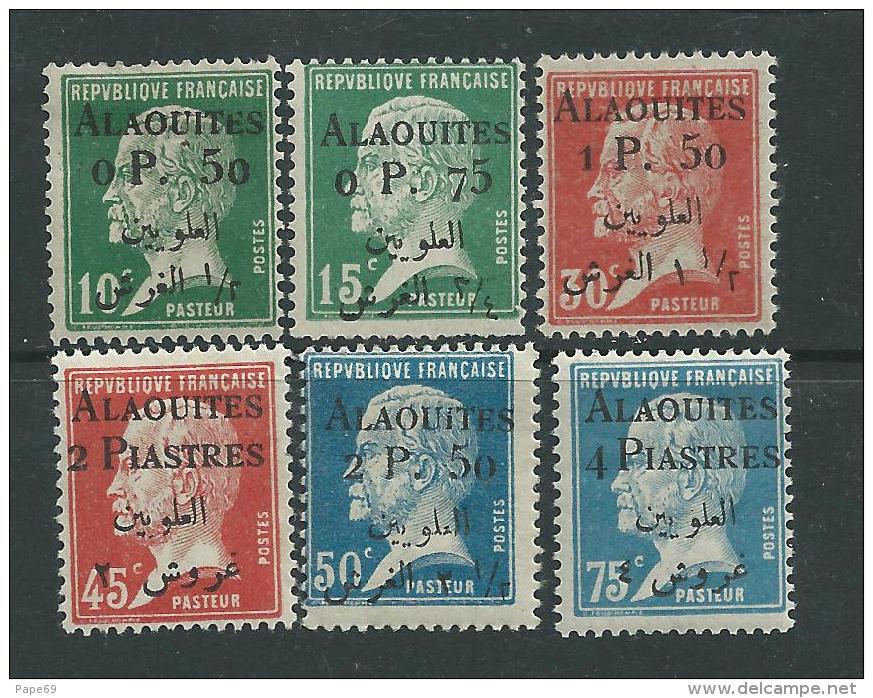 Alaouites  N° 16 / 21 X  Type Pasteur, La Série Des 6 Valeurs  Trace  Charnière Sinon TB - Ungebraucht