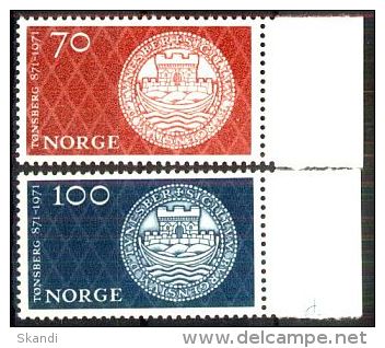 NORWEGEN 1971 Mi-Nr. 619/20 ** MNH - Ungebraucht