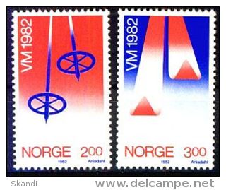 NORWEGEN 1982 Mi-Nr. 853/54 ** MNH - Ungebraucht