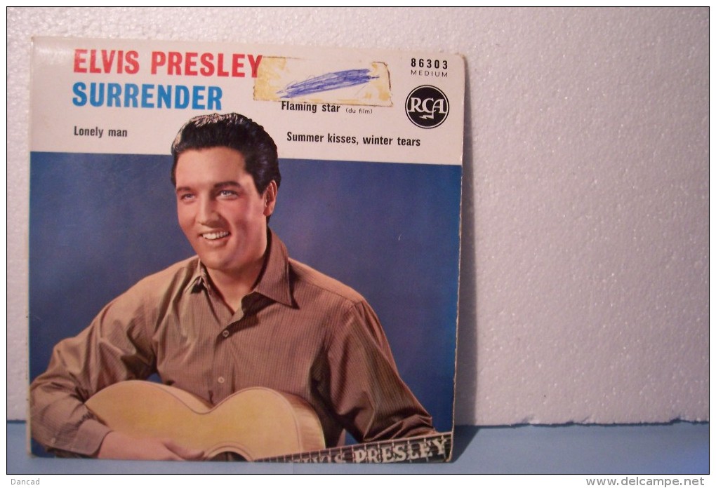 ELVIS  PRESLEY ---SURRENDER   - Ref: RCA 86.303 ( Année  ? ) - - Rock