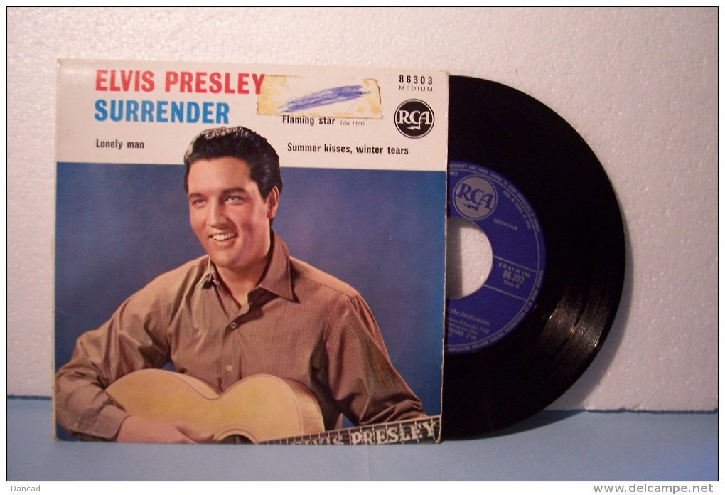 ELVIS  PRESLEY ---SURRENDER   - Ref: RCA 86.303 ( Année  ? ) - - Rock