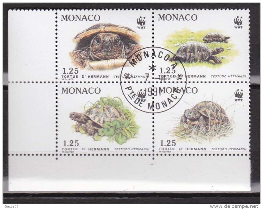 Monaco - Bloc Protection De La Nature - 1805/1806/1807/1808  - Oblitéré - Used - Usados