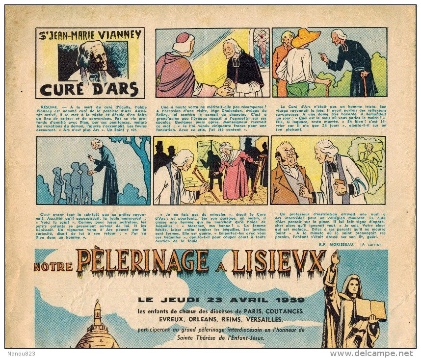 LE CHOEUR N° 138 De Mars 1959 REVUE PIEUSE Illustrée Pierre BROCHARD : "Jeudi Saint  " Curé D'Ars St Jean Marie VIANNEY - Religion