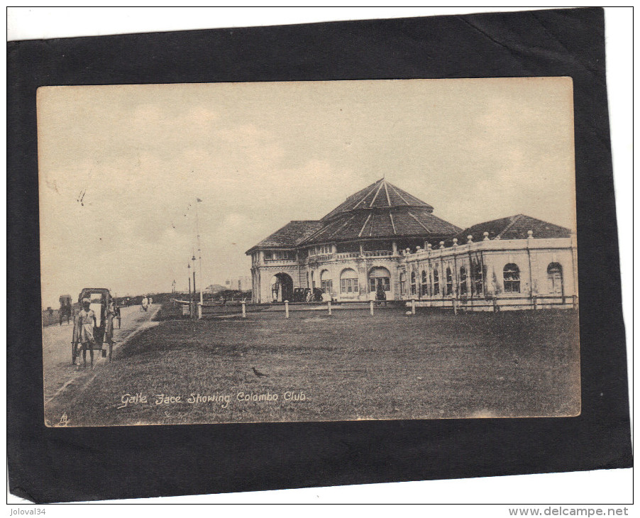 Yvert 138 Semeuse Cachet Octogonal YOKOHAMA à MARSEILLE N°8 De 1920 Sur Carte Postale Colombo Ceylan Pour Hanoï Tonkin - Maritime Post