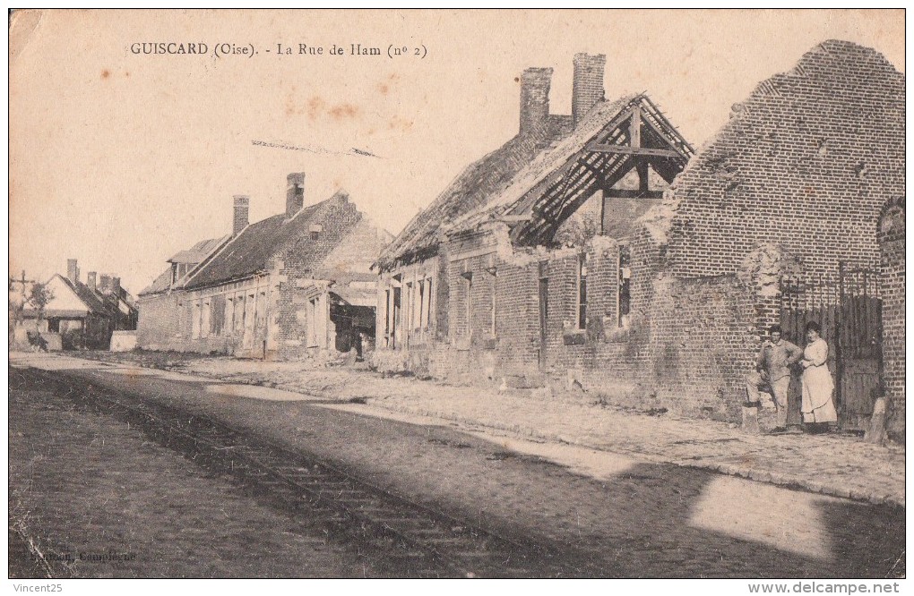 Guiscard Oise Rue Ham - Guiscard