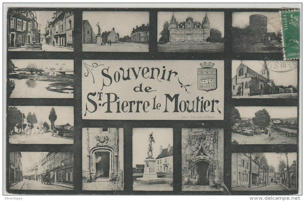 58 SAINT PIERRE LE MOUTIER , Multivue - Saint Pierre Le Moutier