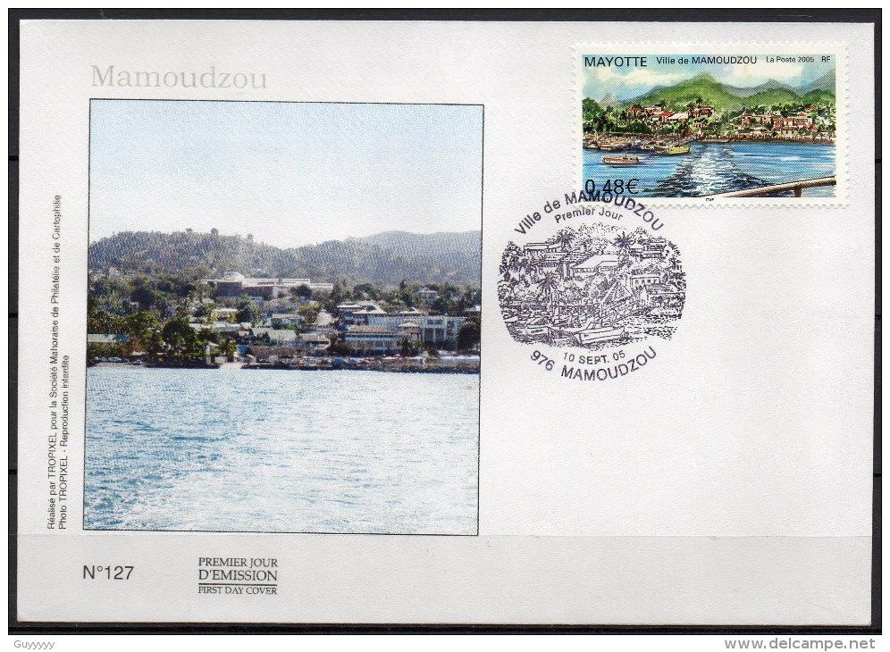 Mayotte - 2005 - FDC - Ville De Mamoudzou - Covers & Documents