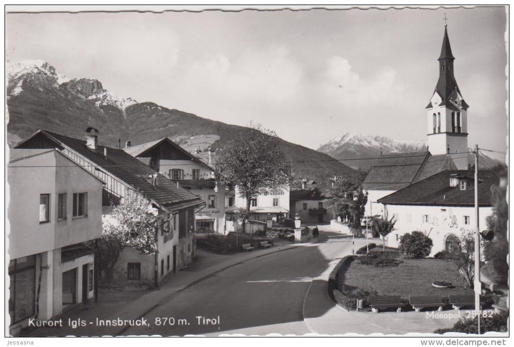 AK - IGLS-Innsbruck, Strassenansicht 1962 - Igls