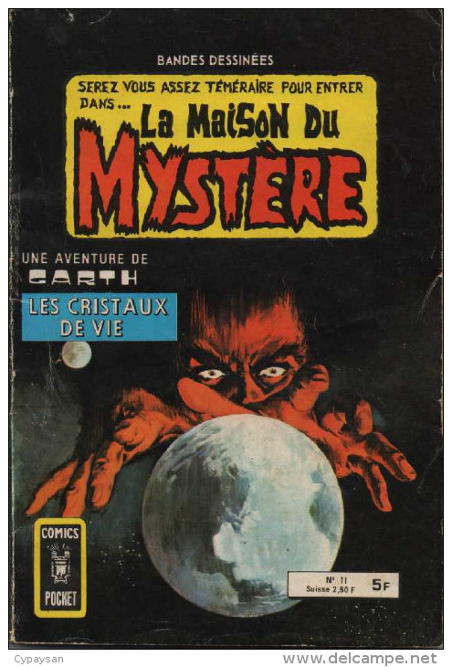 MAISON DU MYSTERE N° 11 BE ARTIMA 07-1980 COMICS POCKET - Arédit & Artima