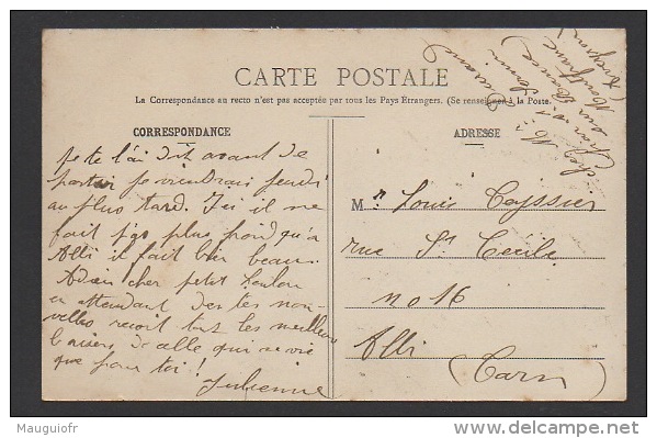 DF / 12 AVEYRON / ST-SERNIN-SUR-RANCE / VUE GENERALE DEPUIS LA ROUTE DE LACAUNE /CIRCULÉE EN 1908 - Altri & Non Classificati