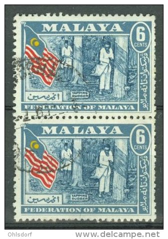 MALAYA - FEDERATION 1957: ISC 1 / YT 80 / Sc 80, O - FREE SHIPPING ABOVE 10 EURO - Fédération De Malaya