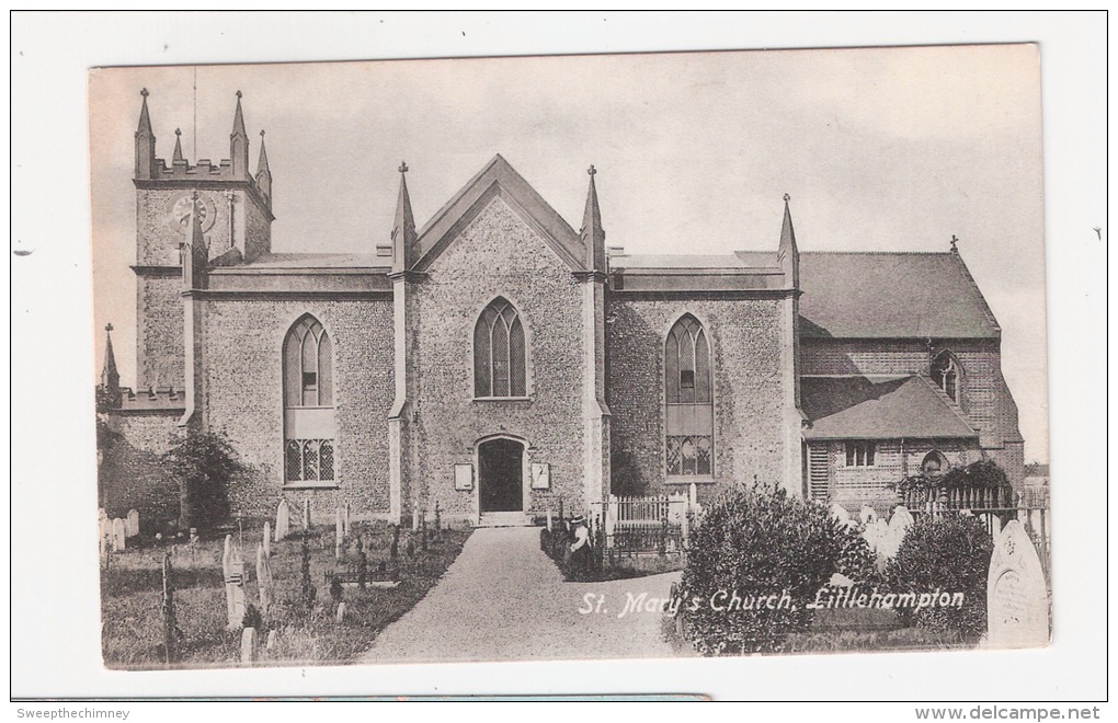 St Mary's Church Littlehampton Nr Lyminster  Sussex Used 1916 - Altri & Non Classificati