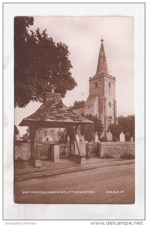 RP East Preston Church Nr Littlehampton Sussex Unused - Other & Unclassified